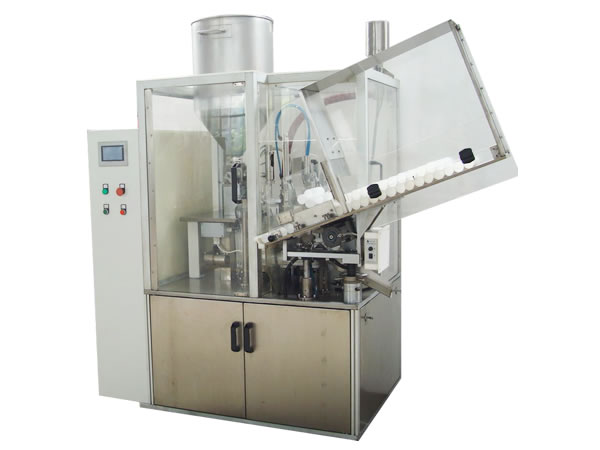 Toothpaste filling and sealing machine